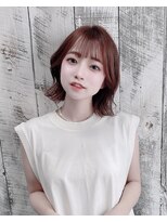 ロンドリゼル 札幌(Lond RiseL) オリーブグレー/前髪/ボブ/マロンベージュ/レイヤーカット/小顔