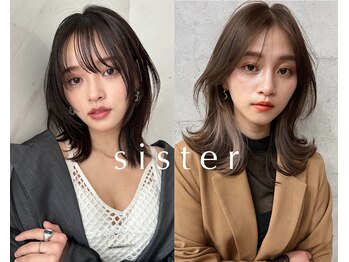sisterハッシュカット/レイヤーカット/ボブ/髪質改善/韓国ヘアー