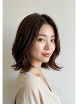 アイニ 天王寺アポロ店(aini)&nbsp;アディクシーカラーハイライトダブルカラーレイヤーカットボブ