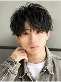 ハーフアップバングショート
