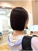 ボブ×チョコレートブラウン