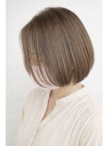 ウル(ulu)&nbsp;名東区　ハイライト　白髪ぼかし　透明感カラー　ミルクティー