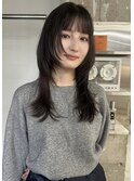 福岡　大名　レイヤー　ハッシュカット