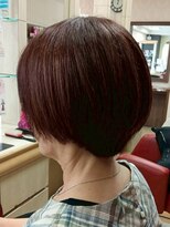 ヘアークリアー 春日部&nbsp;ミセス ショートボブ×ココアブラウン ダークブラウン