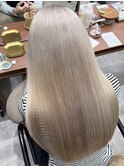 ブリーチハイライト髪質改善ダブルカラーレイヤーカット