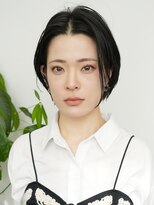 ログ(LOG)&nbsp;大人ボブ 切りっぱなしボブ  大人かっこいい 黒髪 高松