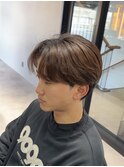 毛流れセンターパート