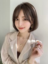 ハニーシブヤ(HONEY shibuya)&nbsp;ボブ/顔周り/チョコレートブラウン/脱白髪染め２