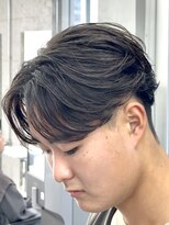 オーバル ジングウマエ(OVARL jingumae) フェザーパーマセンターパート