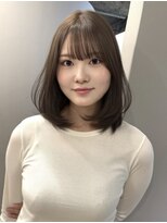 ラーム 出雲朝倉店(rame) 韓国風レイヤー×オリーブベージュ