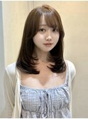 ミディアムレイヤー×透明感カラー【八王子】
