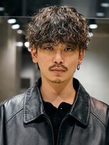 バイフィフス 原宿/表参道(by fifth)&nbsp;原宿メンズパーマ波巻きパーマプードルパーマッシュウルフ強め