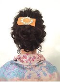 クラシカル&グラマラスな結婚式 二次会ヘアアレンジ