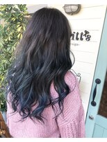 ラピッツヘアデザイン(la Pitt's hair design) ブルー系グラデカラー【ラピッツ】