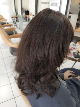 ピュア プレイス ラボ(PURE PLACE LABO) 【PURE PLACE×北島】　落ち着いたベージュ系アッシュカラー