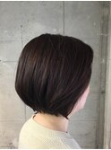 ナチュラルショート_ウォーターフォール毛先パーマ