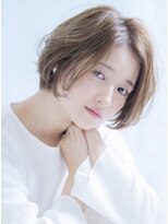 リンダバイネオリーブ 白楽店(Linda by neolive)&nbsp;センターパートの大人ショートボブ