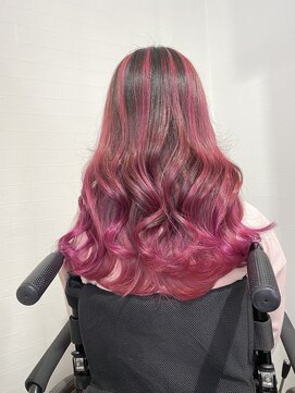 ユートピア(U topia) ピンク/ピンクカラー/バレイヤージュ/ハイライト