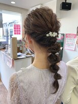 ヘアーブティック バグース(HAIR BUTIQUE Bagus)&nbsp;ふわふわ編み下ろしアレンジ