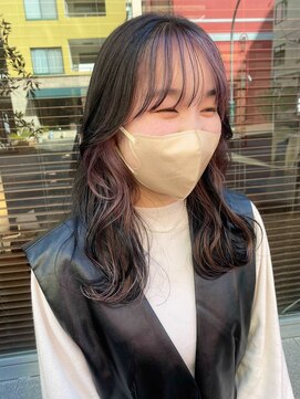 ビーワールド(B WORLD) 春色！フェイスフレーミング【デザインカラー/髪質改善】