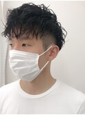ツーブロック/波巻き/スパイラル/ベン・ホワイト/アーセナル