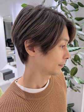 ステア ケース(stair case) チャラくならない大人のメンズハイライトスタイル 白髪ぼかし