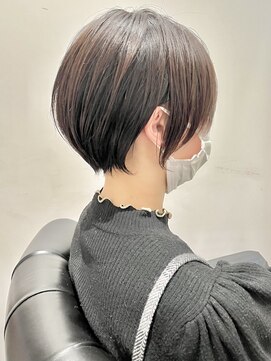 ジ エクト 心斎橋(The Ect) 丸みショートボブ×小顔カット×シースルーバング