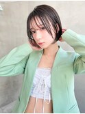 ACE横浜　濡れ髪ボブ×シースルーバング