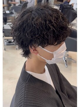 ラテ 伊勢崎(LATTE) 波巻きマッシュツイスト/ツイスパ/ツーブロック