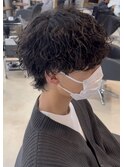 波巻きマッシュツイスト/ツイスパ/ツーブロック