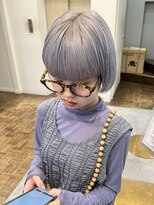 ヘアーアイスカルテット(HAIR ICI QUARTET)&nbsp;20代30代40代大人可愛いホワイトアッシュダブルカラー透明感