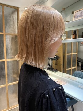 ロンド シャルム 吉祥寺(Lond charme) ハイトーンベージュボブ
