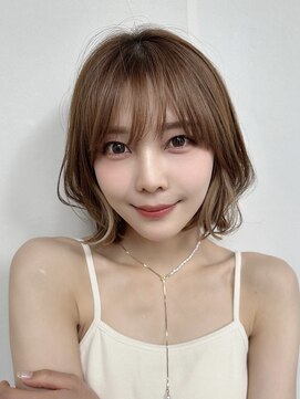 ジョエミバイアンアミ(joemi by Un ami) 【joemi】くびレイヤーエモージュ前髪パーマレイヤーボブ（小倉