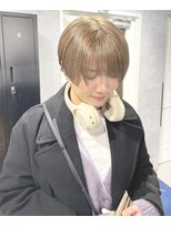 モアナバイヘッドライト 綱島店(Moana by HEADLIGHT)&nbsp;【Moana綱島】#ショートマッシュ#マッシュ#ショート#ブリーチ