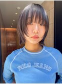フェイスレイヤー/レイヤーカット/ウルフカット/韓国/20代/30代