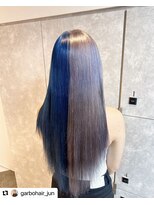 ガルボヘアー 名古屋栄店(garbo hair)&nbsp;ハイトーンデザインカラープルエクステ10代20代