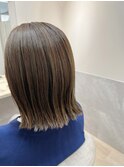 髪質改善カラーと美髪ボブ
