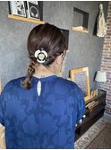 編みおろし/お呼ばれヘア/ヘアセット