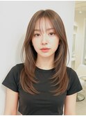 １番人気☆韓国サイドバングレイヤー