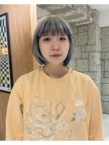 束&nbsp;whitebeige×blue designcolor