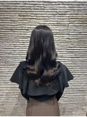 20代30代透明感暗髪アッシュブルーグレージュ