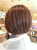 スッキリミニボブ/乾かすだけでまとまる/レイヤーボブ