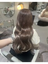 レリーアンテ 大阪梅田(Rely ante)&nbsp;ブリーチベースで作るピンクベージュ