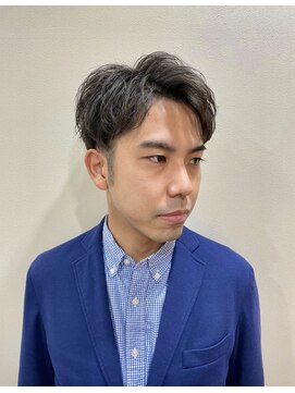 ヘアサロン 銀座マツナガ新宿店(hair salon) ツーブロックフェザーショート【新宿/理容室/バーバー】