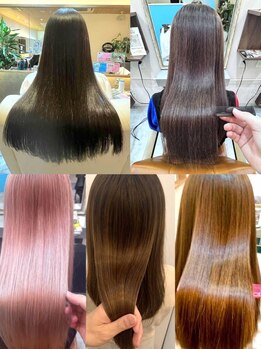 ジャム オードリー(Jam Audrey)の写真/【寝屋川市駅前！JAMはカラー,ブリーチ毛でも施術ができる】縮毛矯正を変革！ “髪質改善酸性ストレート”