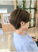 20代30代大人可愛い★小顔ボブ丸みショートウルフカット