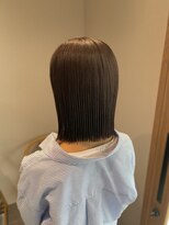 シスイ(sisui)&nbsp;切りっぱなしボブ/ツヤブラウン