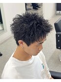 スパイキーショートスパイキーパーマ