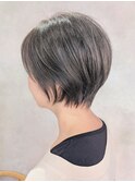 黒髪カタログ/クラゲヘアー/オリーブグレー/鶴ヶ峰HK119