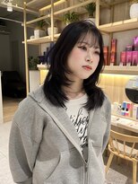 ゼストソエル(ZEST soell)&nbsp;立川／暗めカラー／髪質改善／艶髪ロング／ナチュラルスタイル